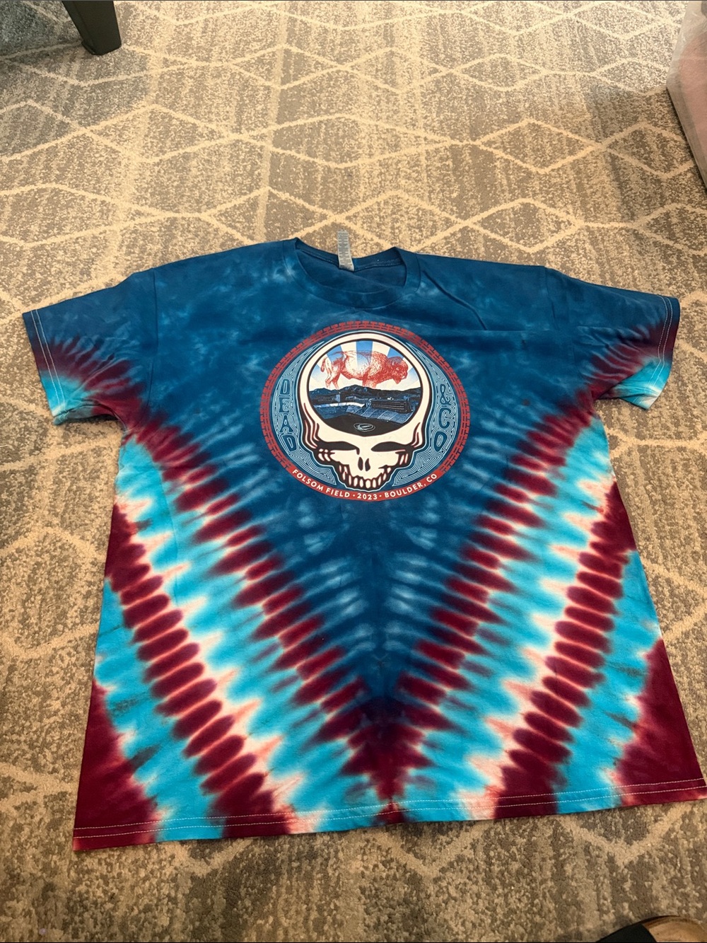 Gildan Dead & Company Colorado show Tie-Dye Short Sleeve Tee